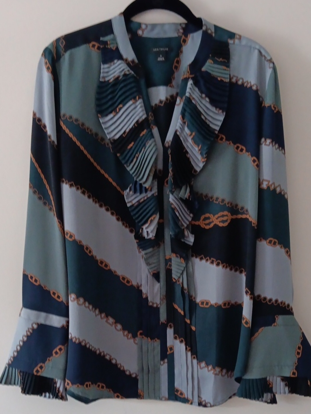 Ann Taylor Ruffle Blouse